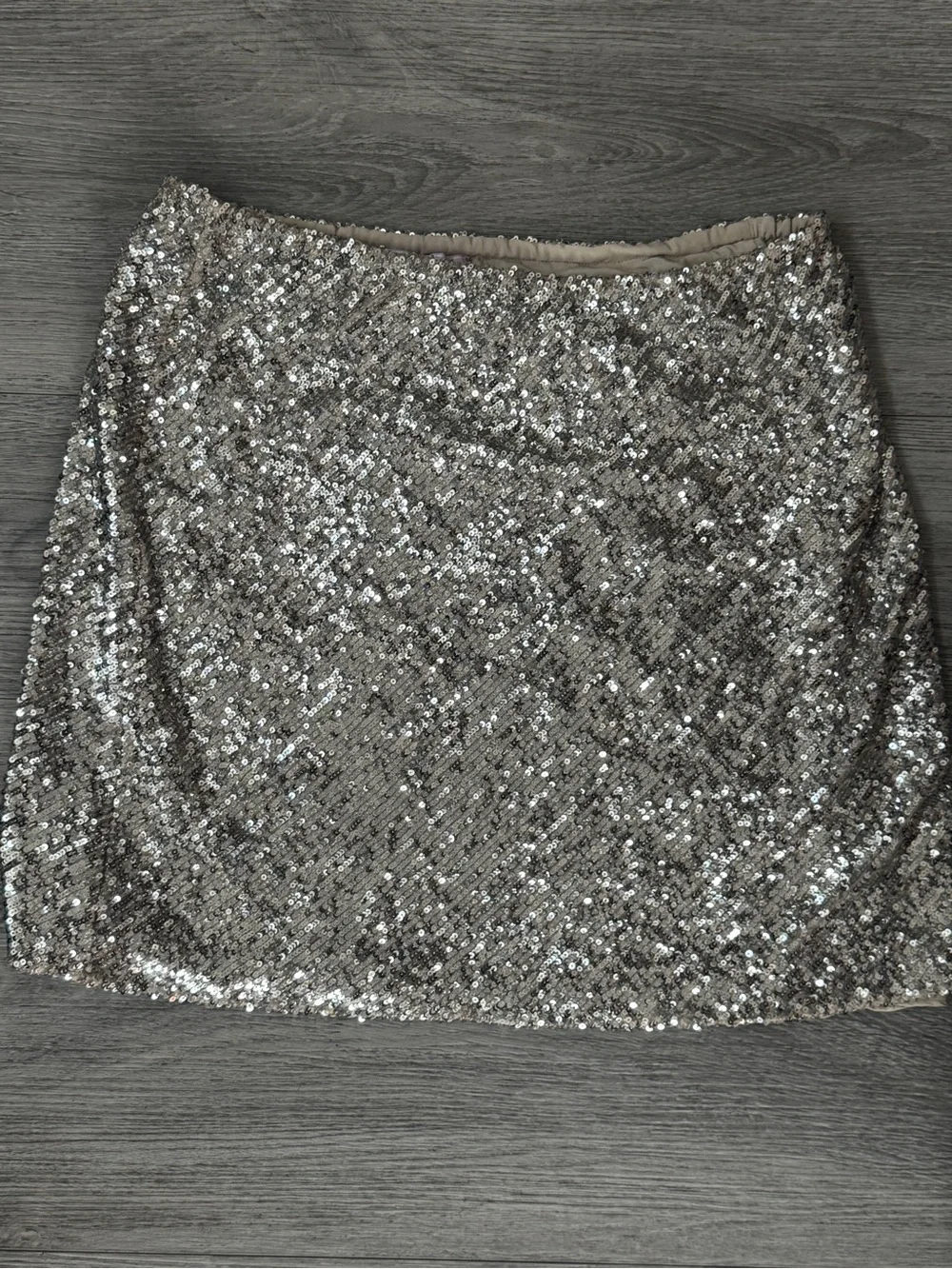 Michelle Farmer sequin mini skirt size 10